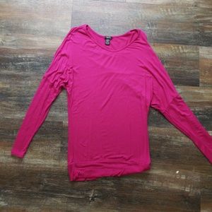 Pink long sleeve shirt